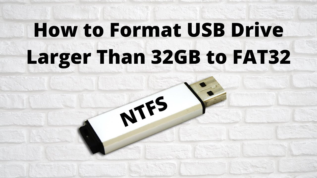 format 32gb flash drive for windows on mac